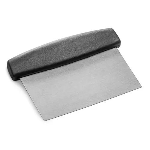 Preisreduziert Teigabstecher Edelstahl schwarz 130 mm x 110 mm