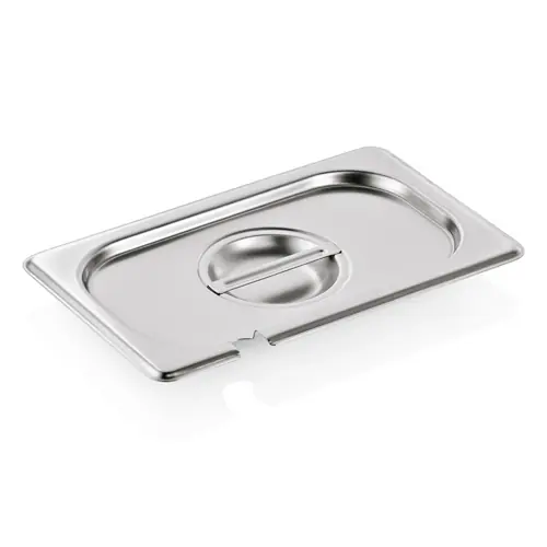 Angebot GN-Deckel mit Löffelaussparung GN 1/4 Edelstahl GN 90