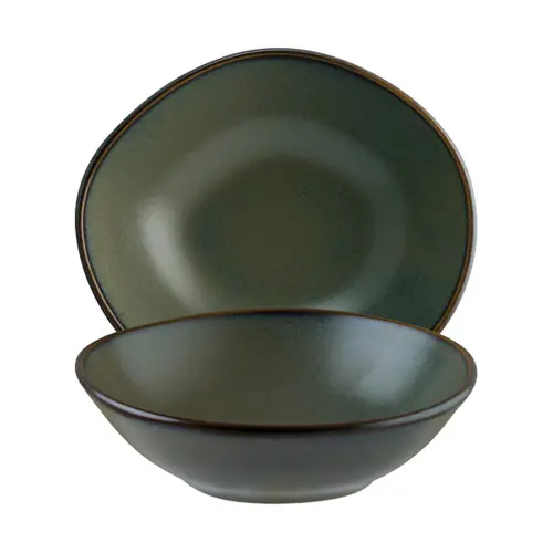 Aktuell Schale 470 ml GLOIRE Vago oval Porzellan 180 mm x 162 mm H 55 mm