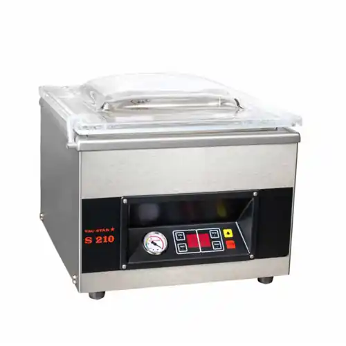 Vakuum-Verpackungsmaschine S-210-SX Kammergerät 1 Schweißleiste 310 mm 10 m³/h Wochenendangebot
