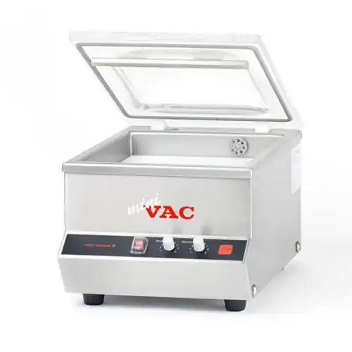Vakuum-Verpackungsmaschine MiniVac Kammergerät 1 Schweißleiste 200 mm 4 m³h Highlight