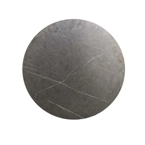 Tischplatte HPL Midnight Marble rund Ø 700 mm Knallerangebot