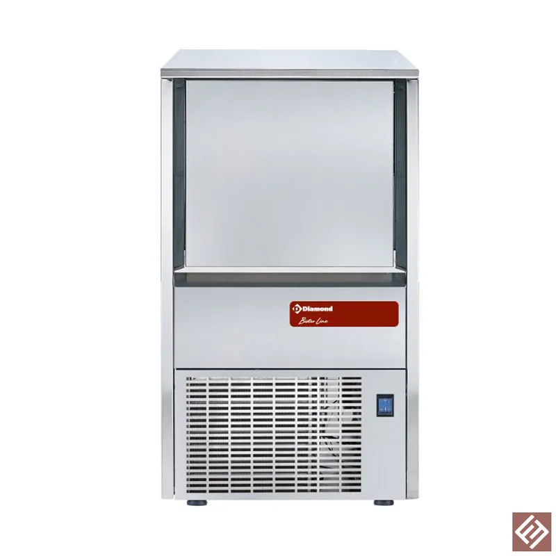 Letzte Chance Eiswürfelbereiter, Eiswürfel mit Hohlraum, 31kg mit Reservebehälter 12kg