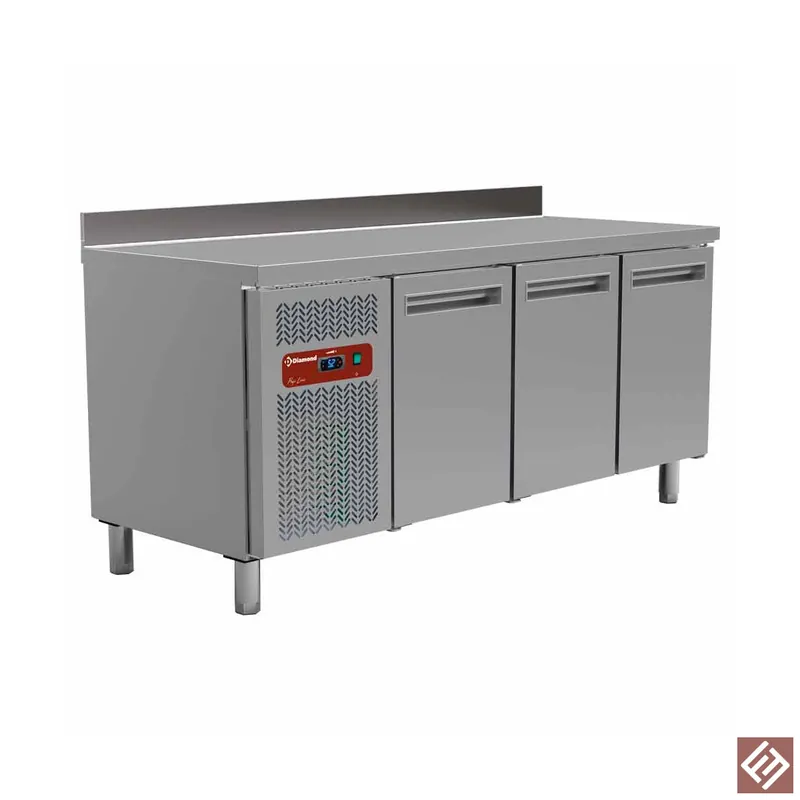 Kühltisch, Umluft, 3 Türen GN 1/1 (405 Lit.) Geprüft