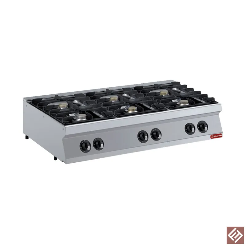 Neu Im Sortiment Gasherd 6 Brenner, 6x 5,5 kW -TOP -