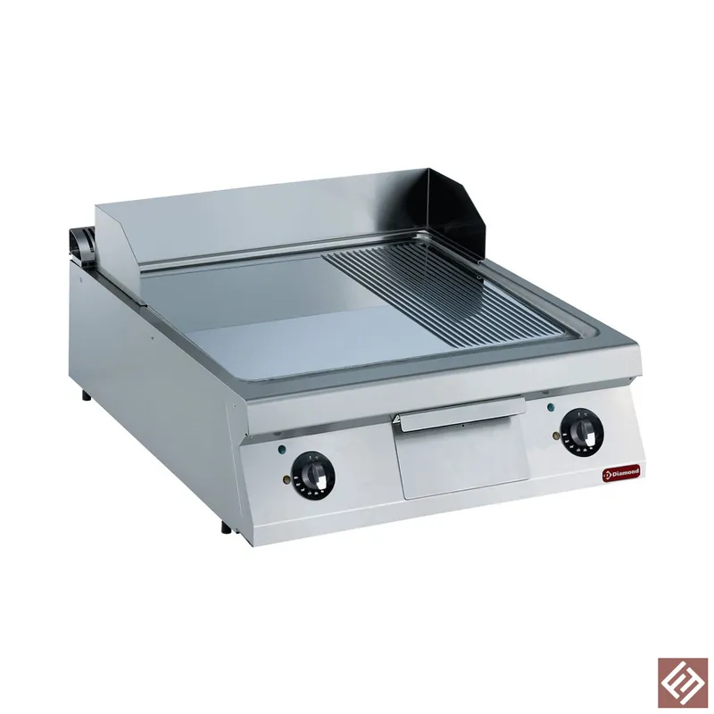Elektro Grillplatte 2/3 glatt und 1/3 gerillt -TOP- Preiswert