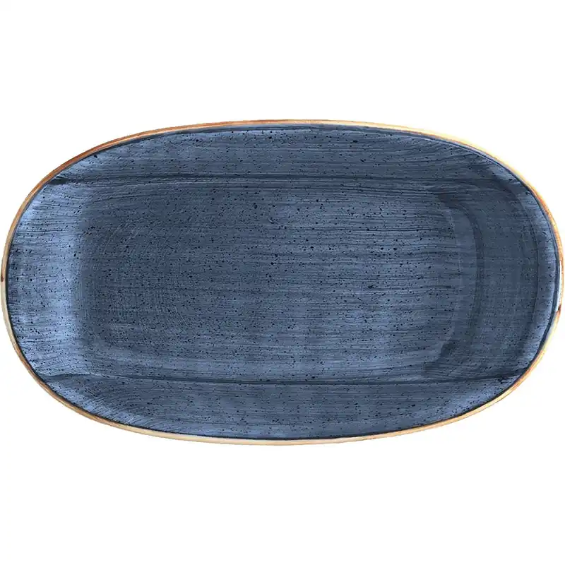 Angebot AURA Platte, oval - Größe 24 x 14 cm - Dusk