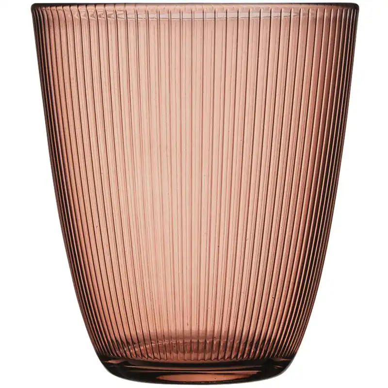 Abverkauf CONCEPTO STRIPY Trinkglas - 31 cl - (8,6 x 9,6 cm) - Bronze
