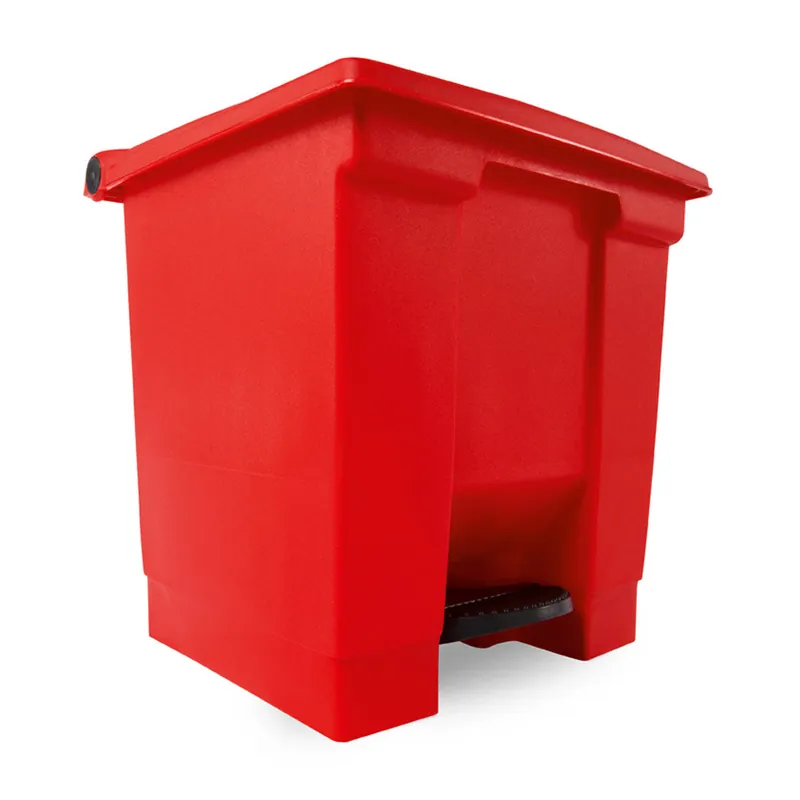 Abverkauf STEP-ON Abfalleimer 30 l - 41,3 x 40 x 43,5 cm - Rot