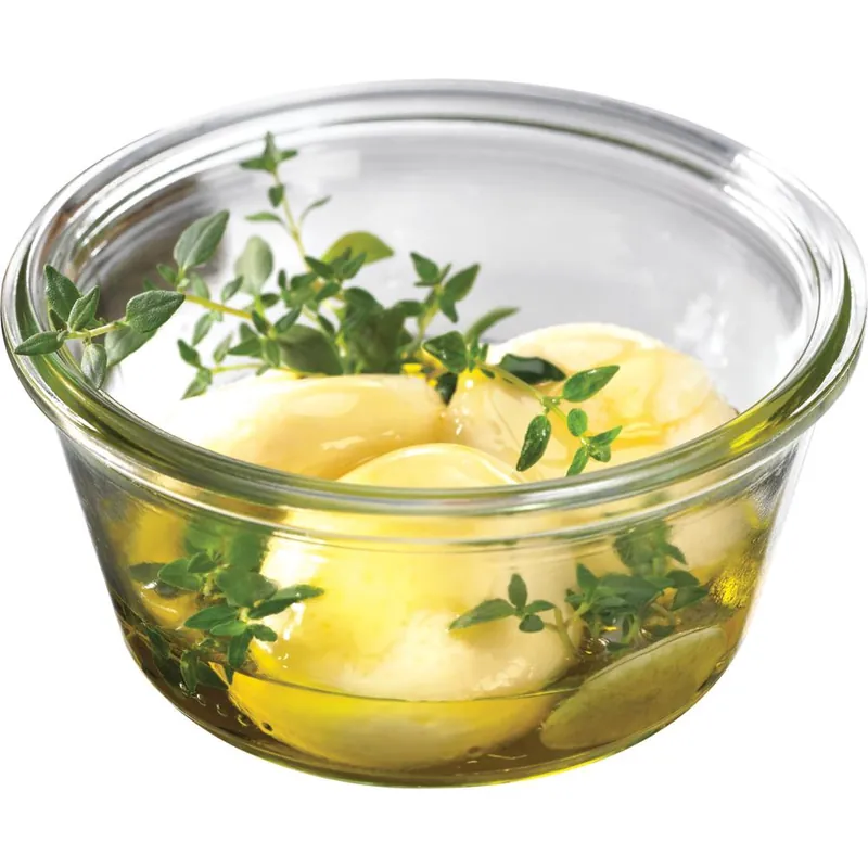 WECK Glas 740 - Inhalt 290 ml (Rundrand 100 mm - Ø 10,8 x 5,3 cm) Finale Aktion