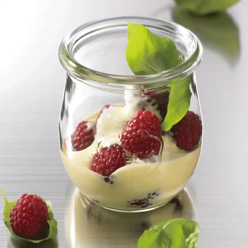Neu Im Sortiment WECK Glas 762 - Inhalt 220 ml (12er Set mit Deckel)