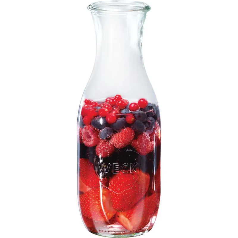 Mega-Angebot WECK Flasche 764 - Inhalt 530 ml (6er Set mit Deckel / RR 60 mm - Ø 6,7 x 18,4 cm)