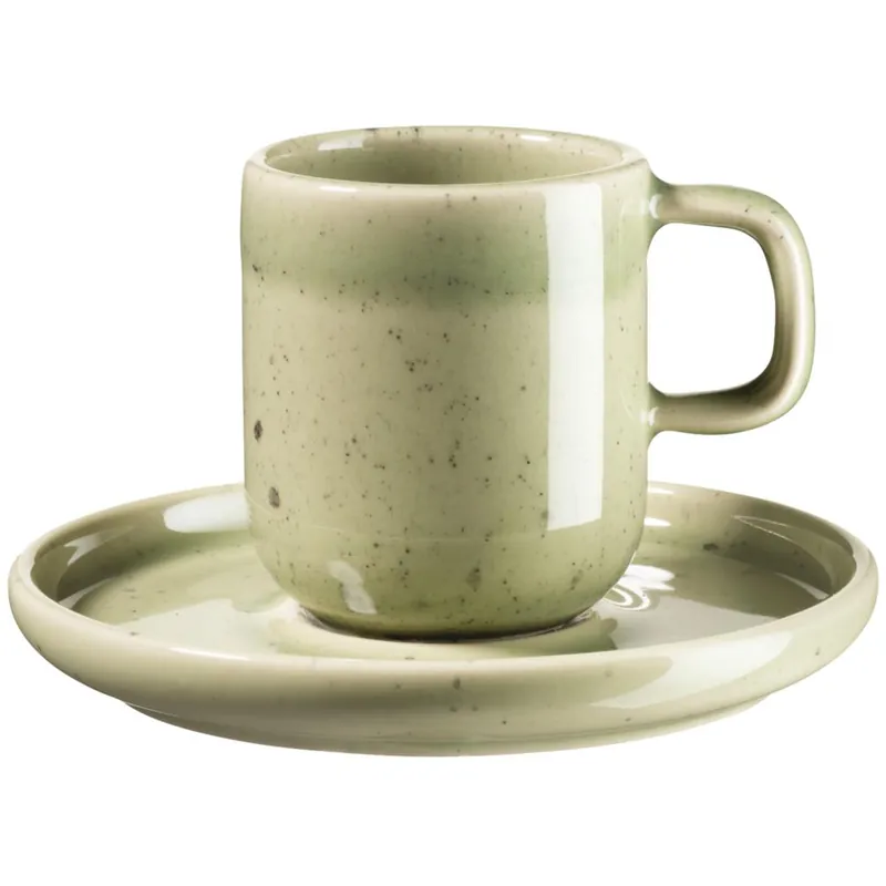 CANDY Espressotasse inkl. Untertasse - Grün Heißes Angebot
