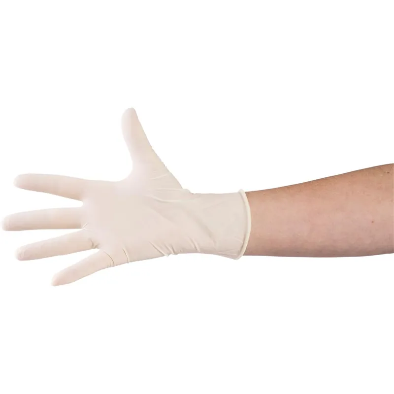 Latex-Einmalhandschuhe puderfrei - Größe M (100 Stück) Highlight