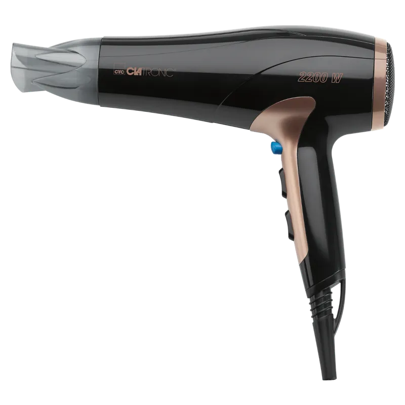 BASICLINE Haartrockner HT 3661 - Schwarz-Kupfer - 2.200W (230 V) Nur Heute