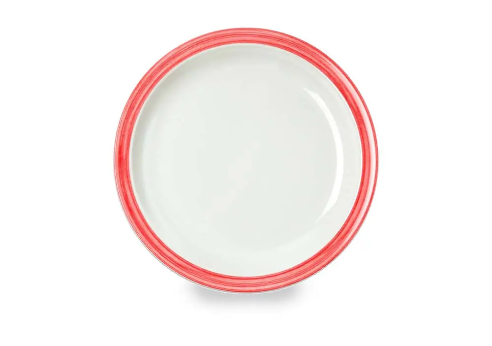 BISTRO Menüteller Ø 23,5 cm - Coupform (MF) - Cherry-Rot Markenware