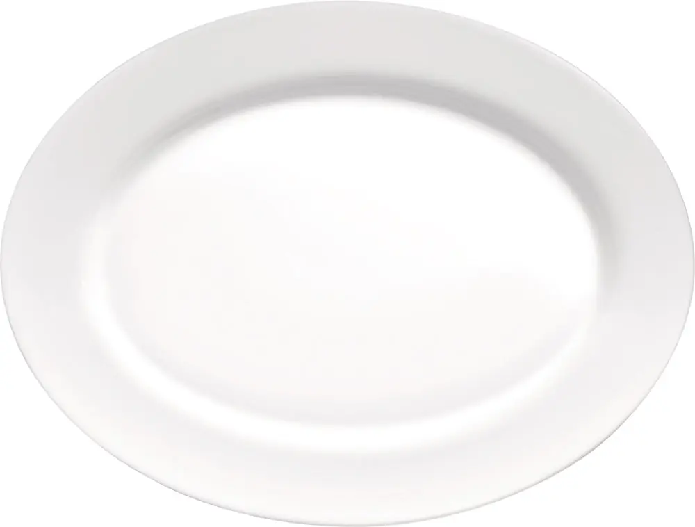 GRANGUSTO Platte, Oval - 35 x 26,7 cm - weiß Markenware